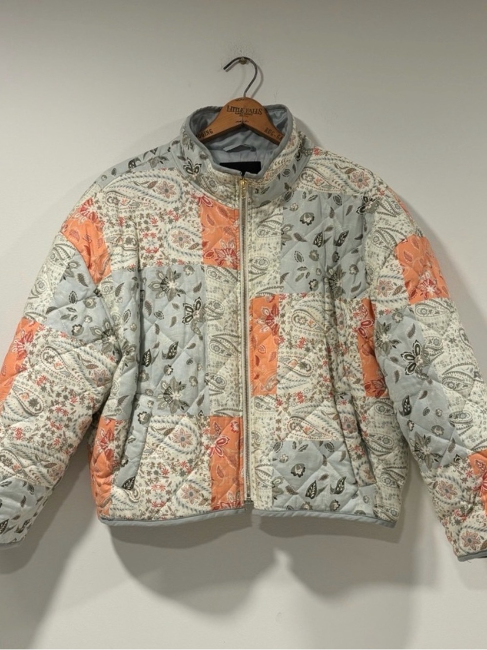 Patchwork Quilted Puffer Jacket